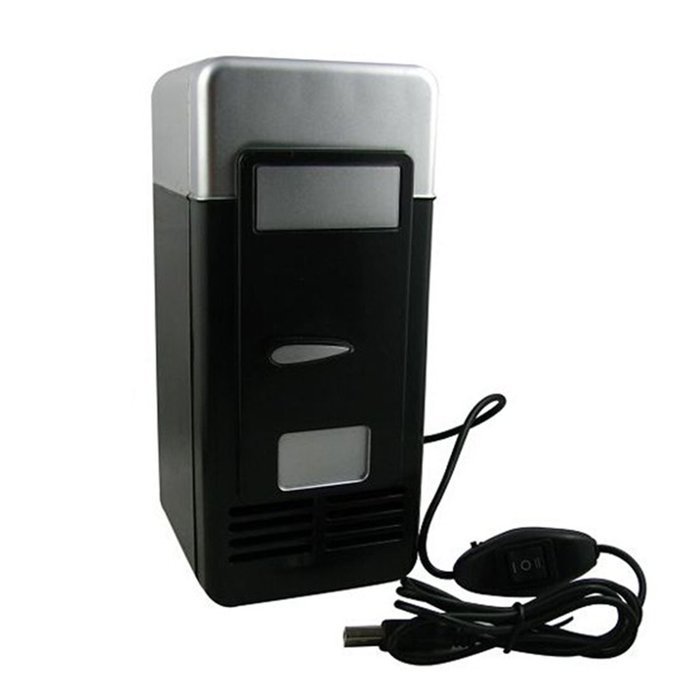 EchoAcc Portable USB Beverage Drink Cans Fridge USB Powered Cooler Car