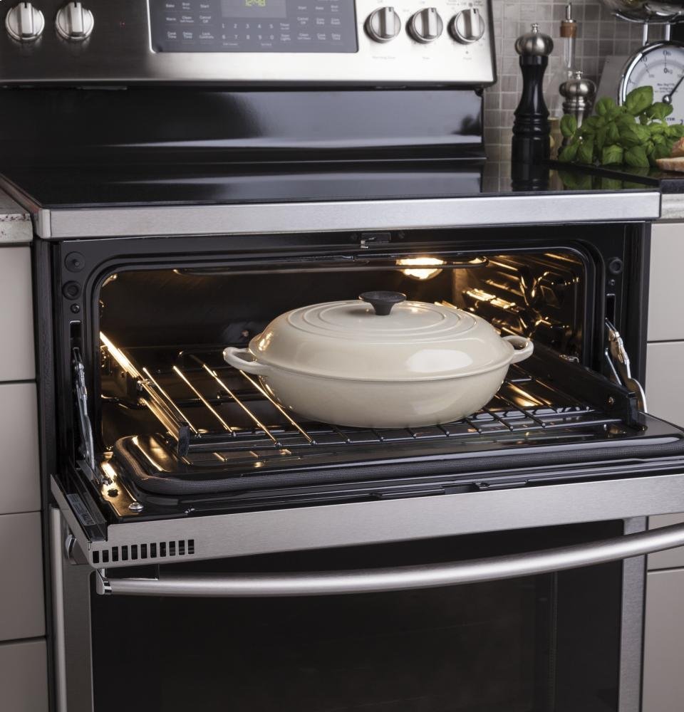 GE PB980SJSS Profile 30" Stainless Steel Electric Smoothtop Double Oven Range Convection N7