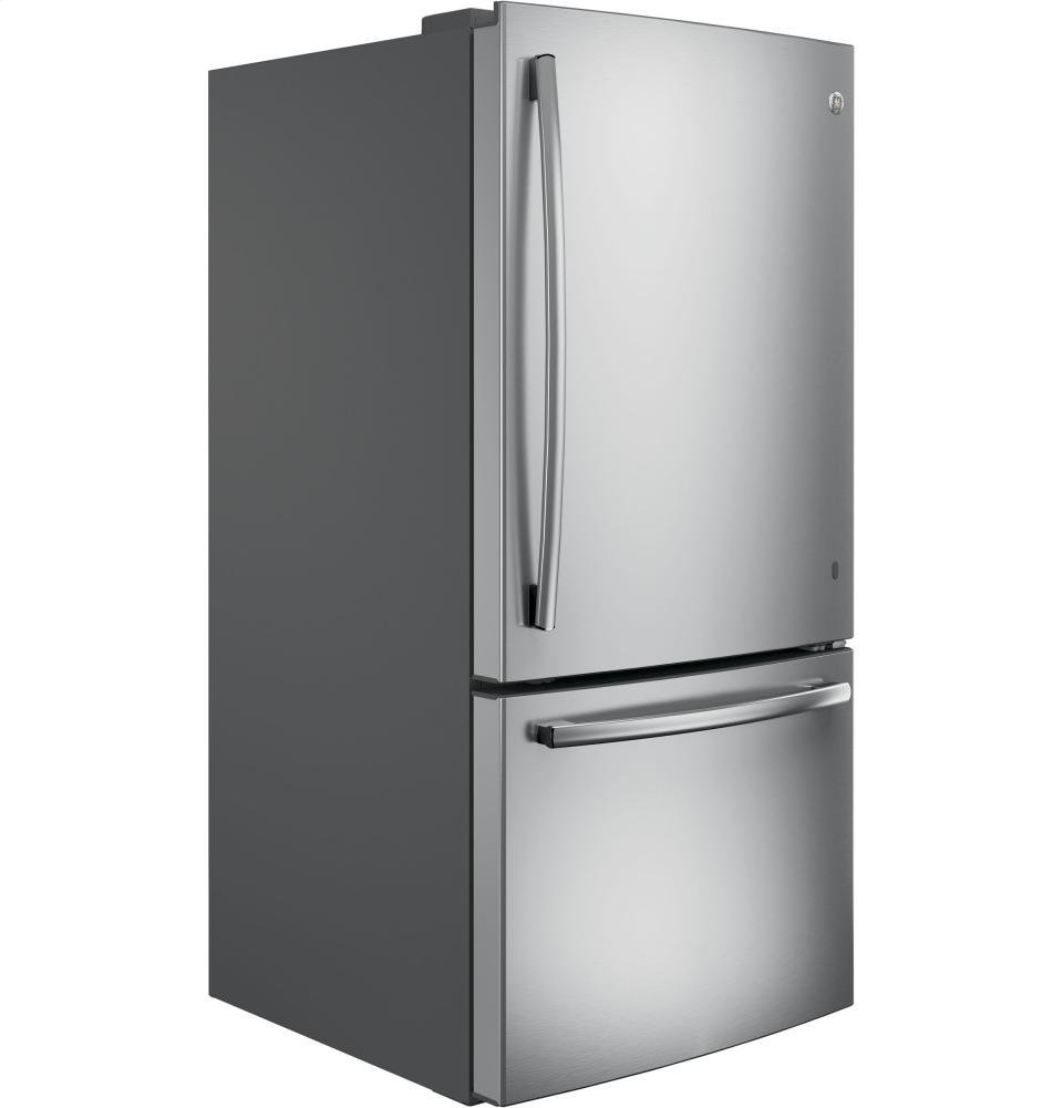 GE Stainless Steel Bottom Freezer Refrigerator N18 free image download