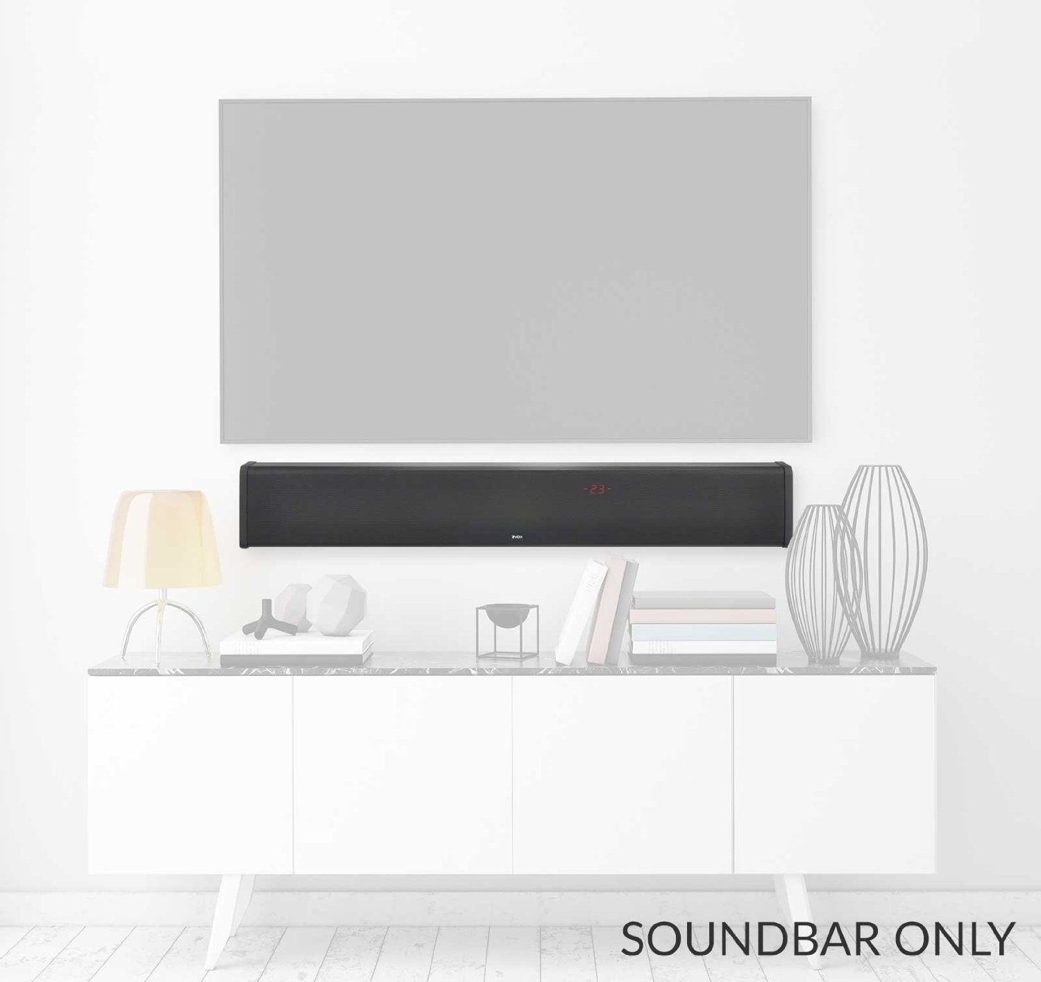 ZVOX SB400 Aluminum Bluetooth Sound Bar with BuiltIn Subwoofer N3 free