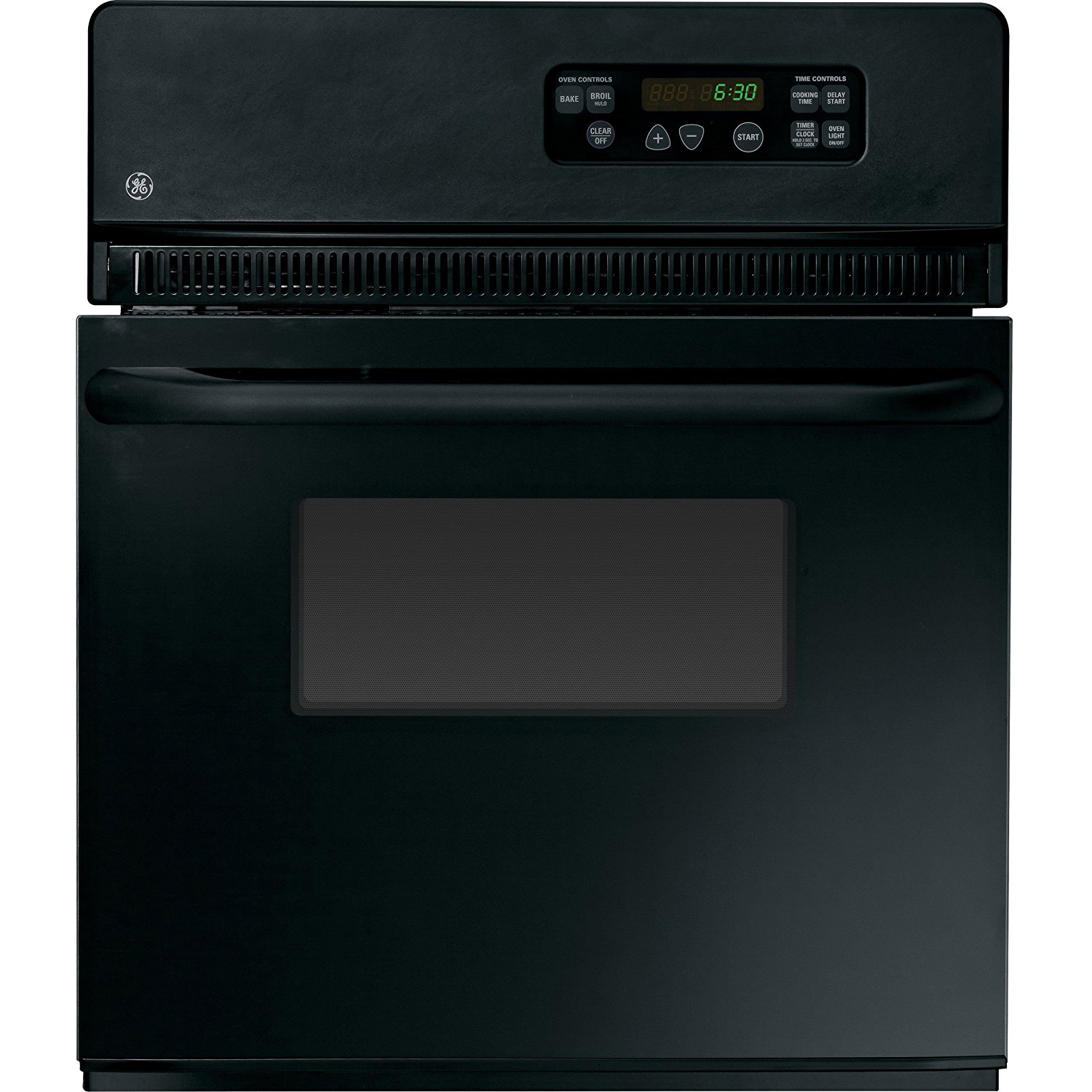 GE 24 In. Black Electric Single Wall Oven JRS06SKSS free image download