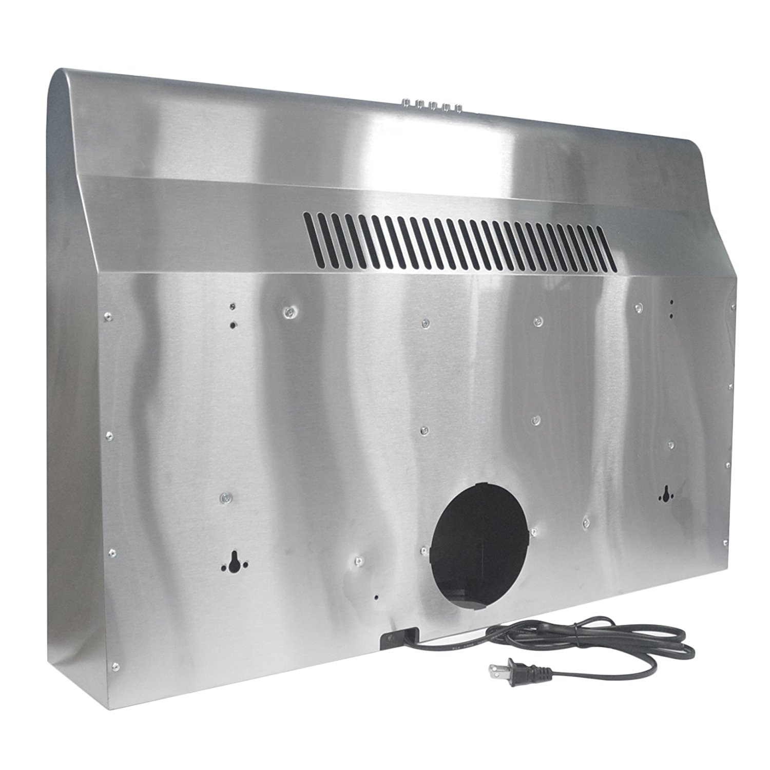 30" Range Hood Kitchen Wall Mount Stainless Steel Glass Stove Vents USA