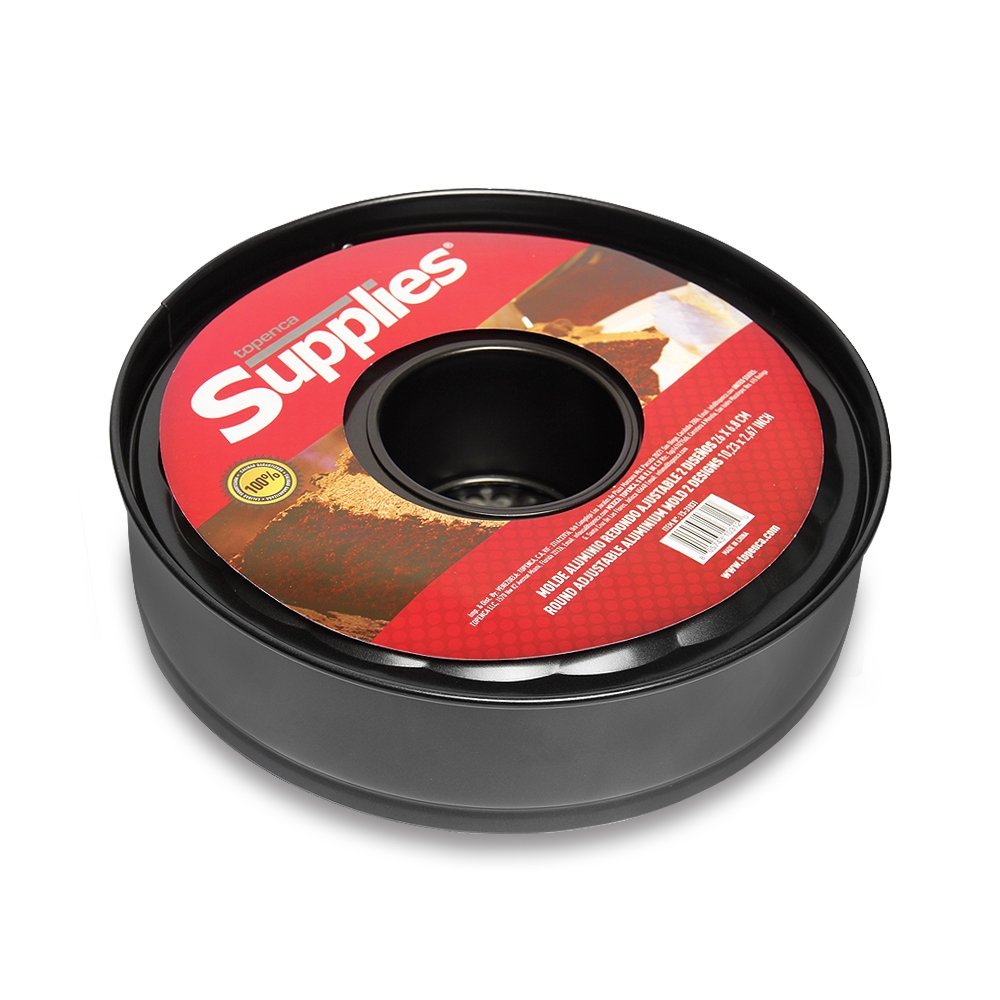 Springform Pan 10 Inch with 2 Bottoms, Normal and Center Hole for Cake