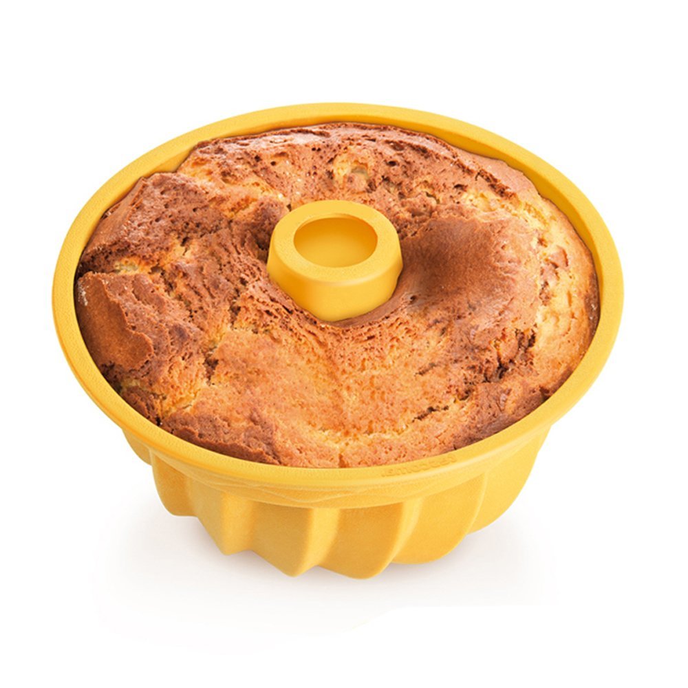1ea 9" Alekoo NonStick Silicone DIY Cake Bundt Pans, Chiffon Mold, Savarin Pan (High) N12 free