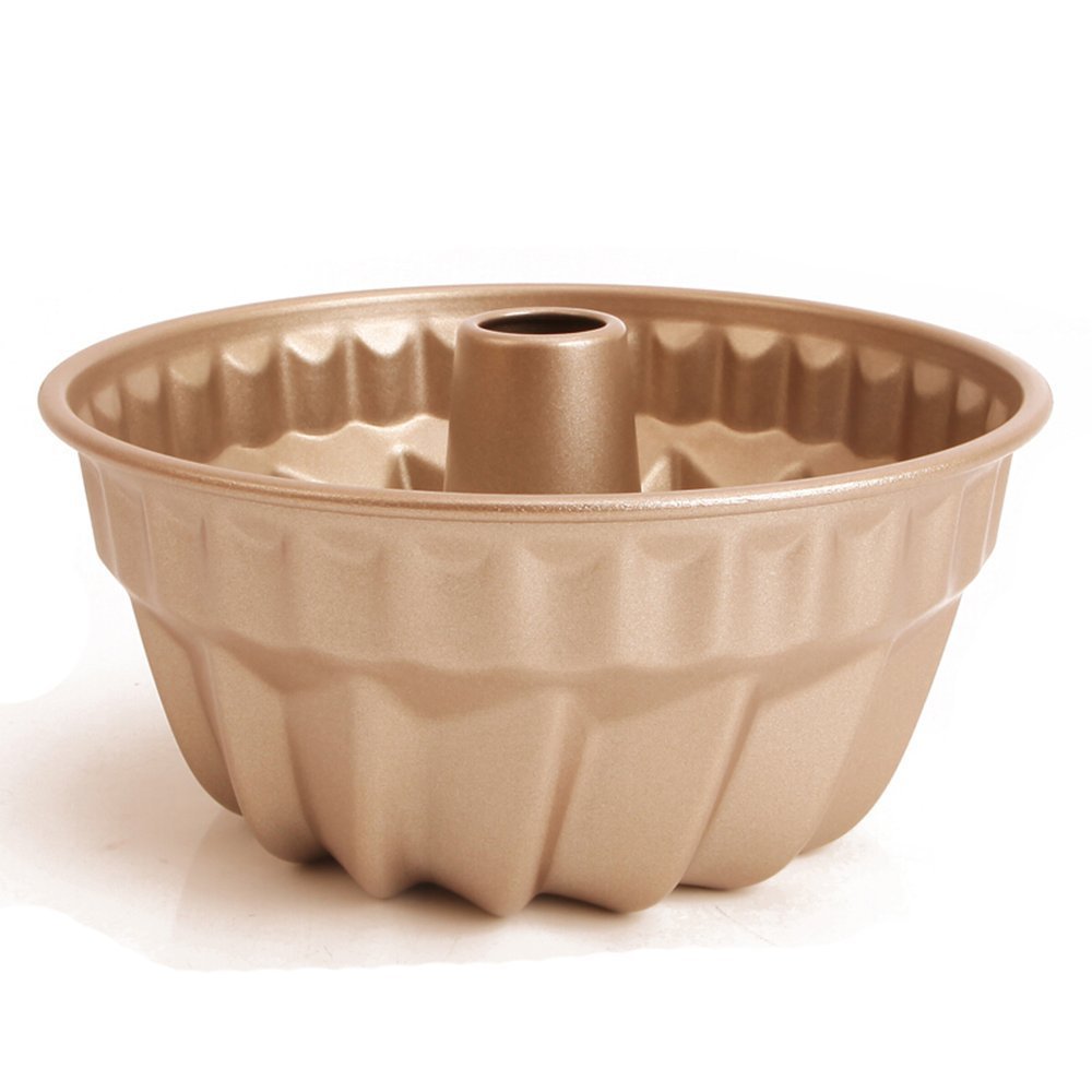 MyLifeUNIT Kugelhopf Mold, Non Stick Bundt Pan, 7inch 1 Quart Capacity