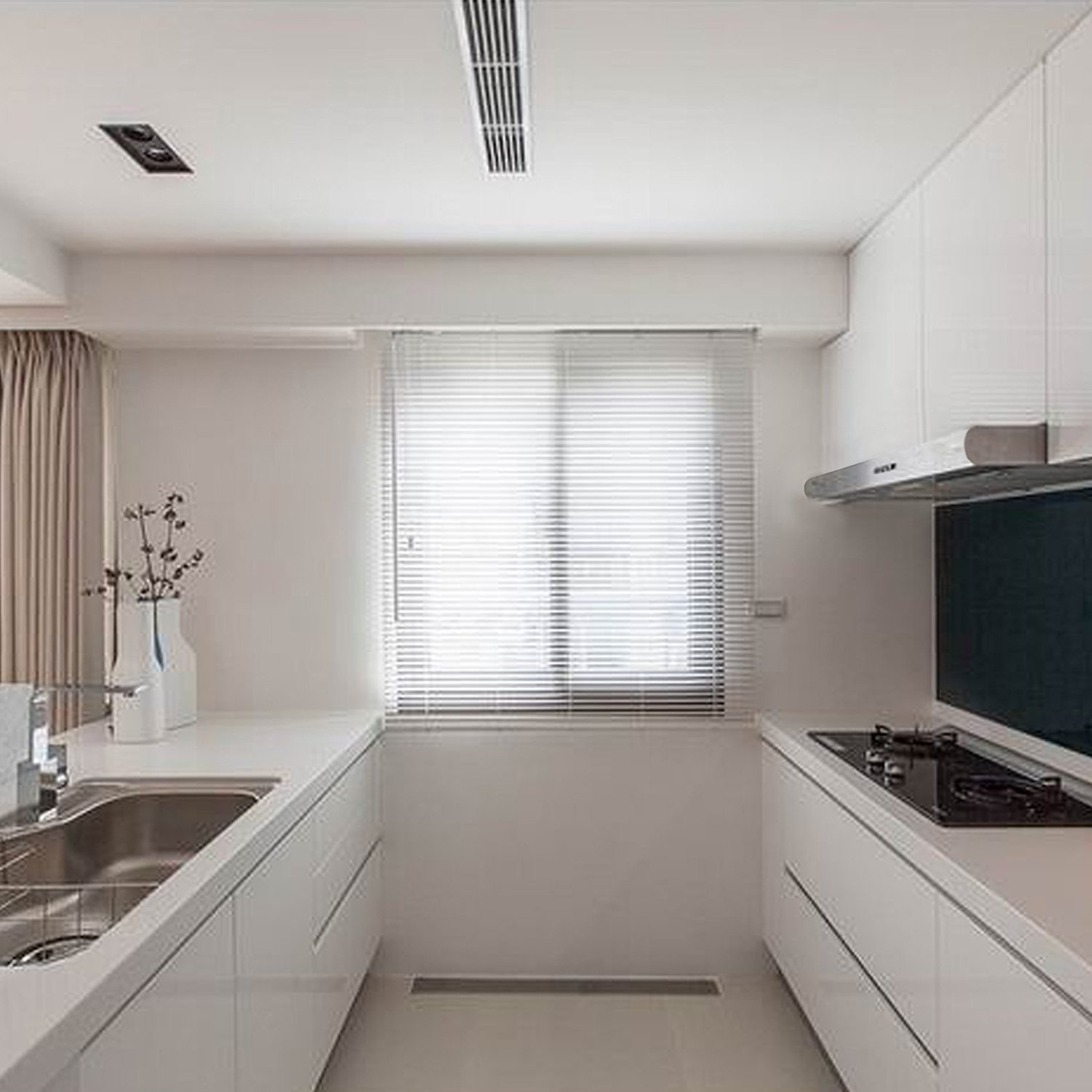 30" Range Hood Kitchen Wall Mount Stainless Steel Glass Stove Vents USA