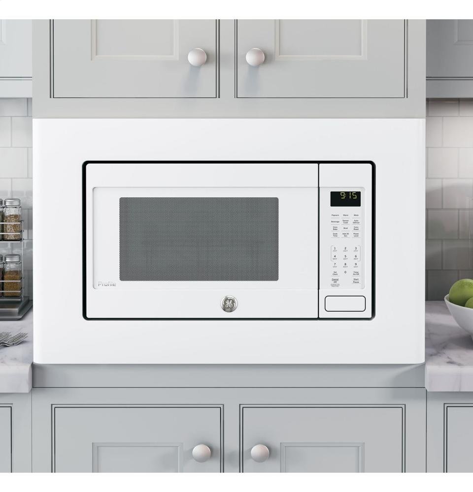 GE Profile White Countertop Convection Microwave free image download