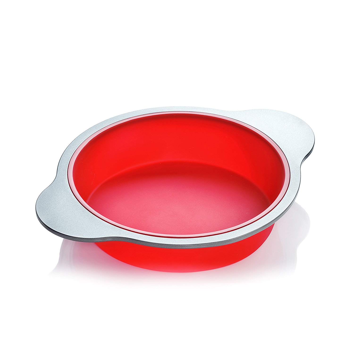 Silicone Round Cake Pan Large 9inch Baking Cake Mold by Boxiki