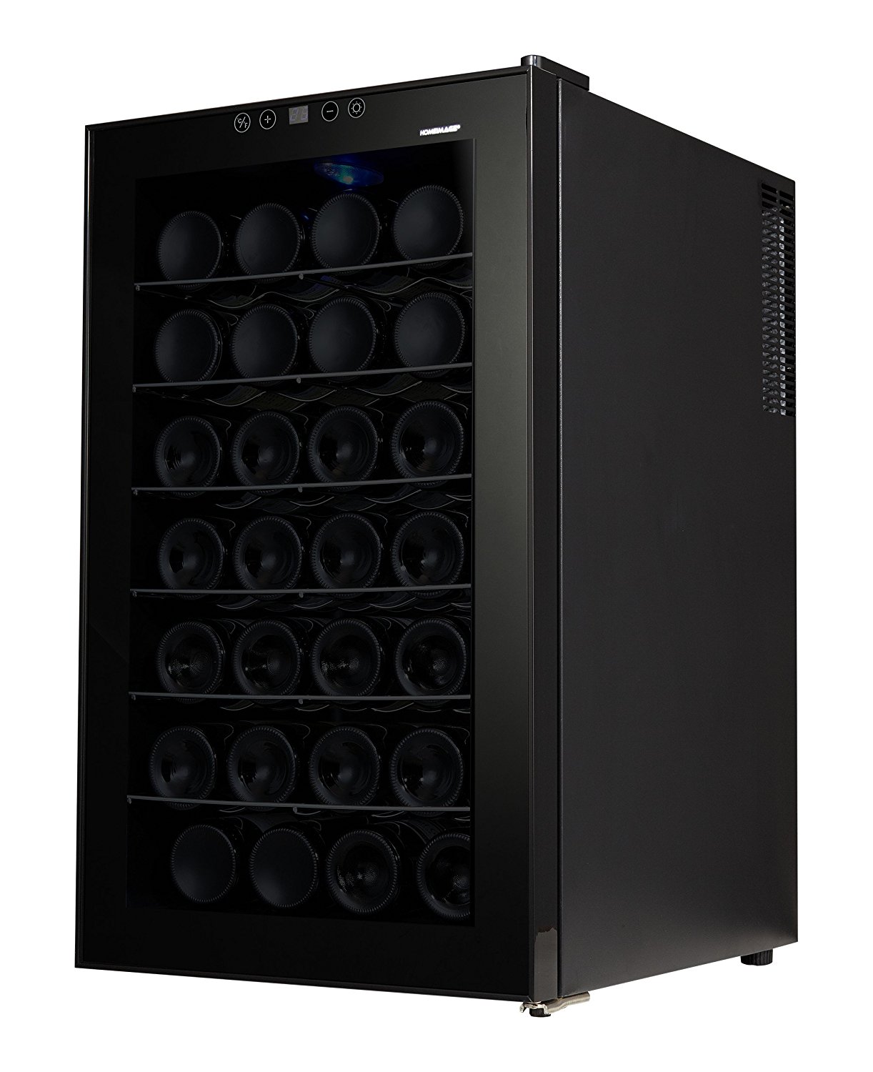 HOMEIMAGE Thermo Electric Wine Cooler w/ Tinted Glass Door 28 Bottles