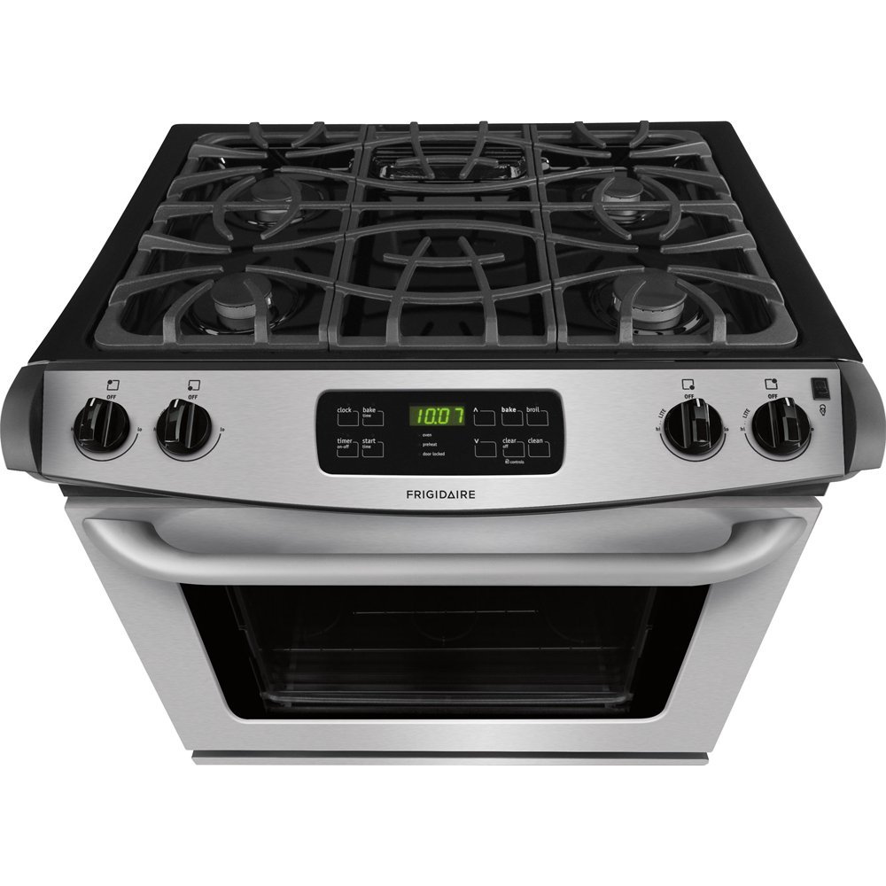 Frigidaire FFGS3025PS 30" Stainless Steel Gas SlideIn Sealed Burner Range N4 free image download