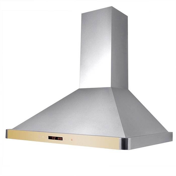 GOLDEN VANTAGE 36" Wall Mount Stainless Steel Ductless Range Hood