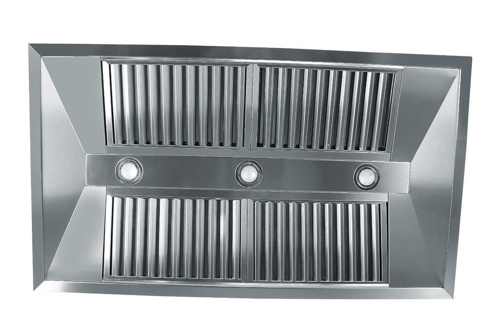 Z Line 1200 CFM Pro Island Range Hood with Baffle Filters