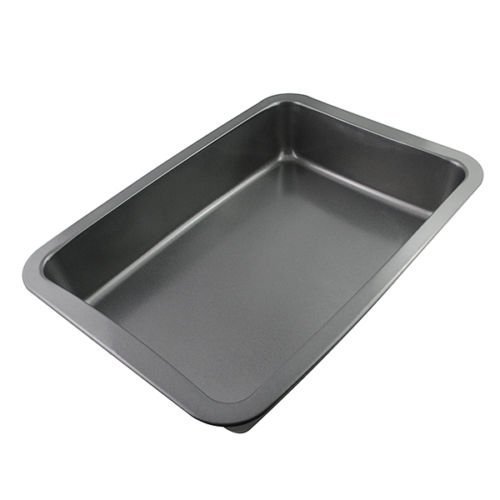 Large Rectangular Cake Pans Baking Tray Stainless Steel NonStick