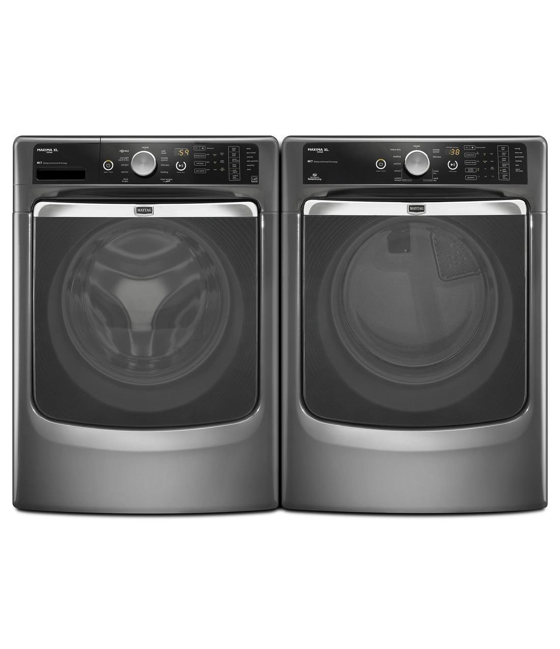 Maytag Maxima XL Front Load Steam Washer and Steam Dryer SET (Electric