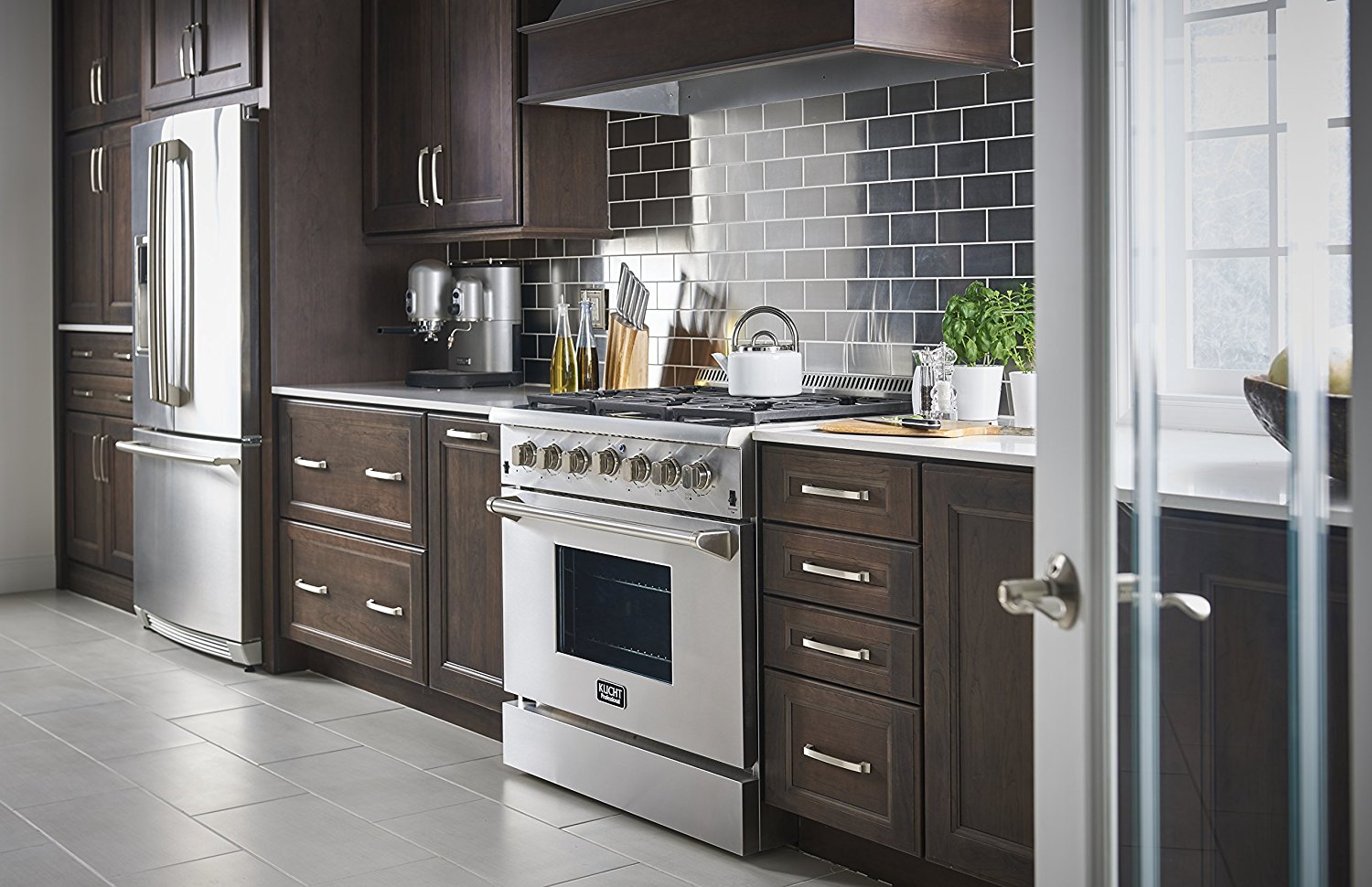 Kucht KRG3080U/LP 30" ProfessionalClass Gas Range Convection Oven in