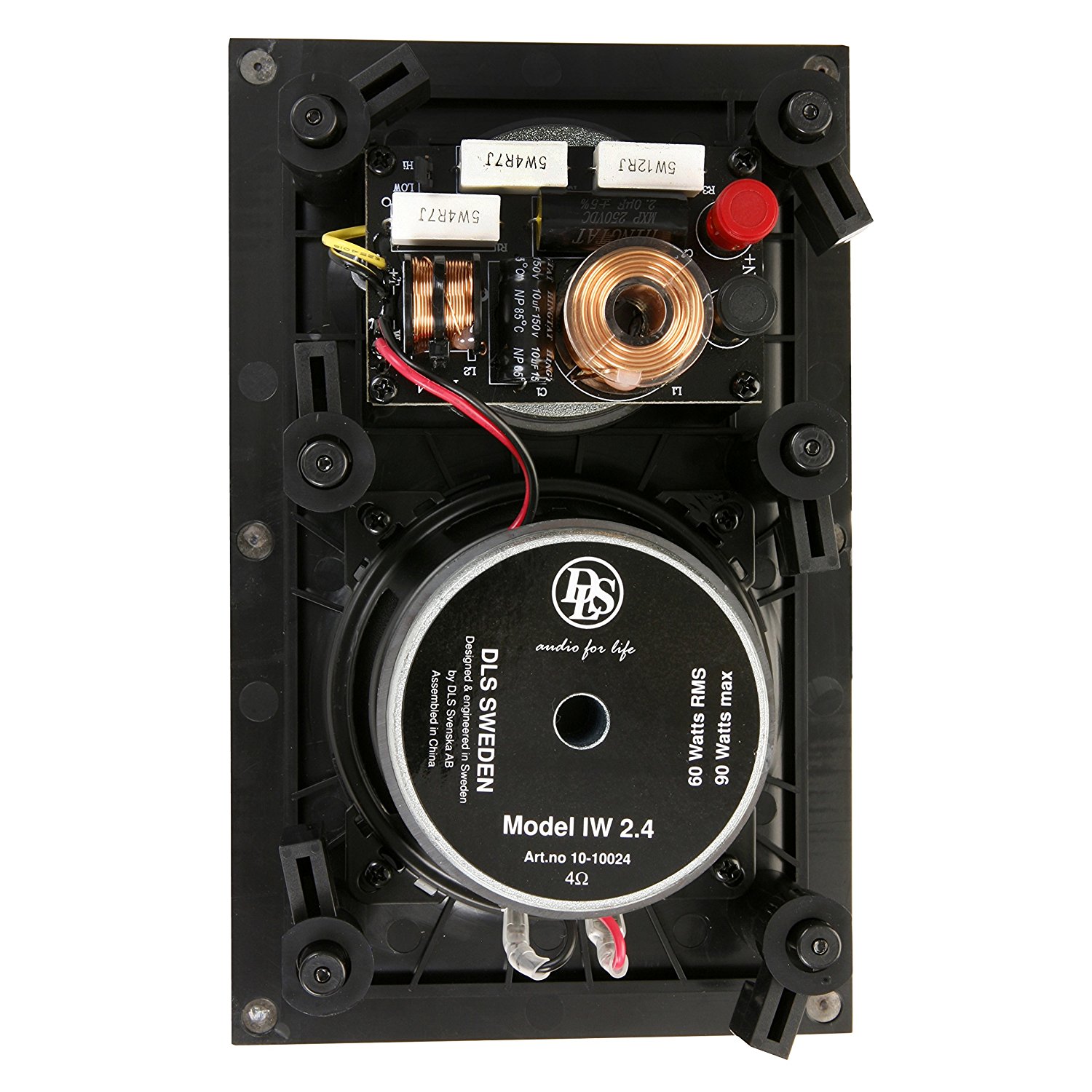 DLS IW 2.4 2Way 4 Ohm 4" 90W In Wall HiFi Home Theater Speaker System