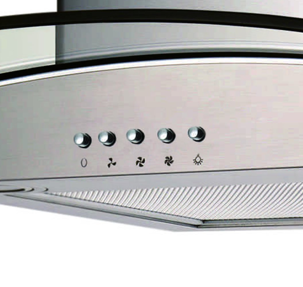 Ancona Glass Canopy 400 CFM Wall Mount Range Hood, 30Inch free image