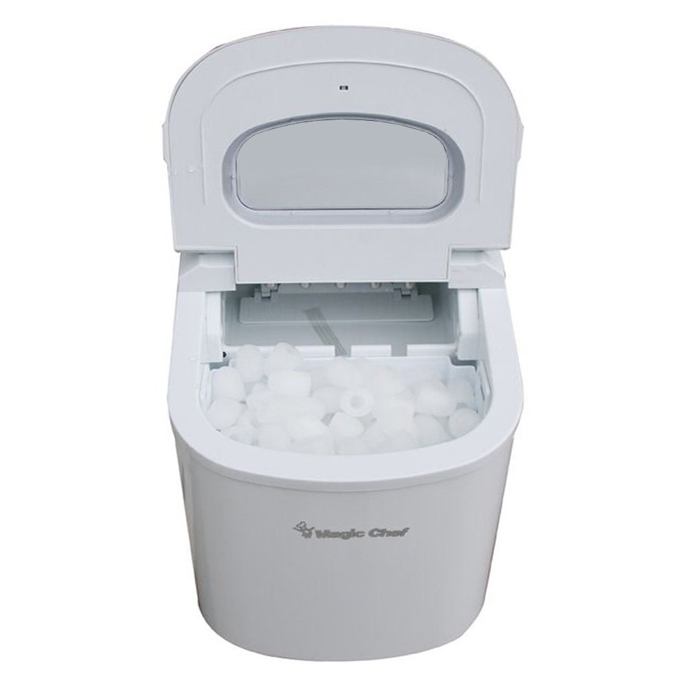 Magic Chef MCIM22W 27 lb Ice Maker, White N2 free image download