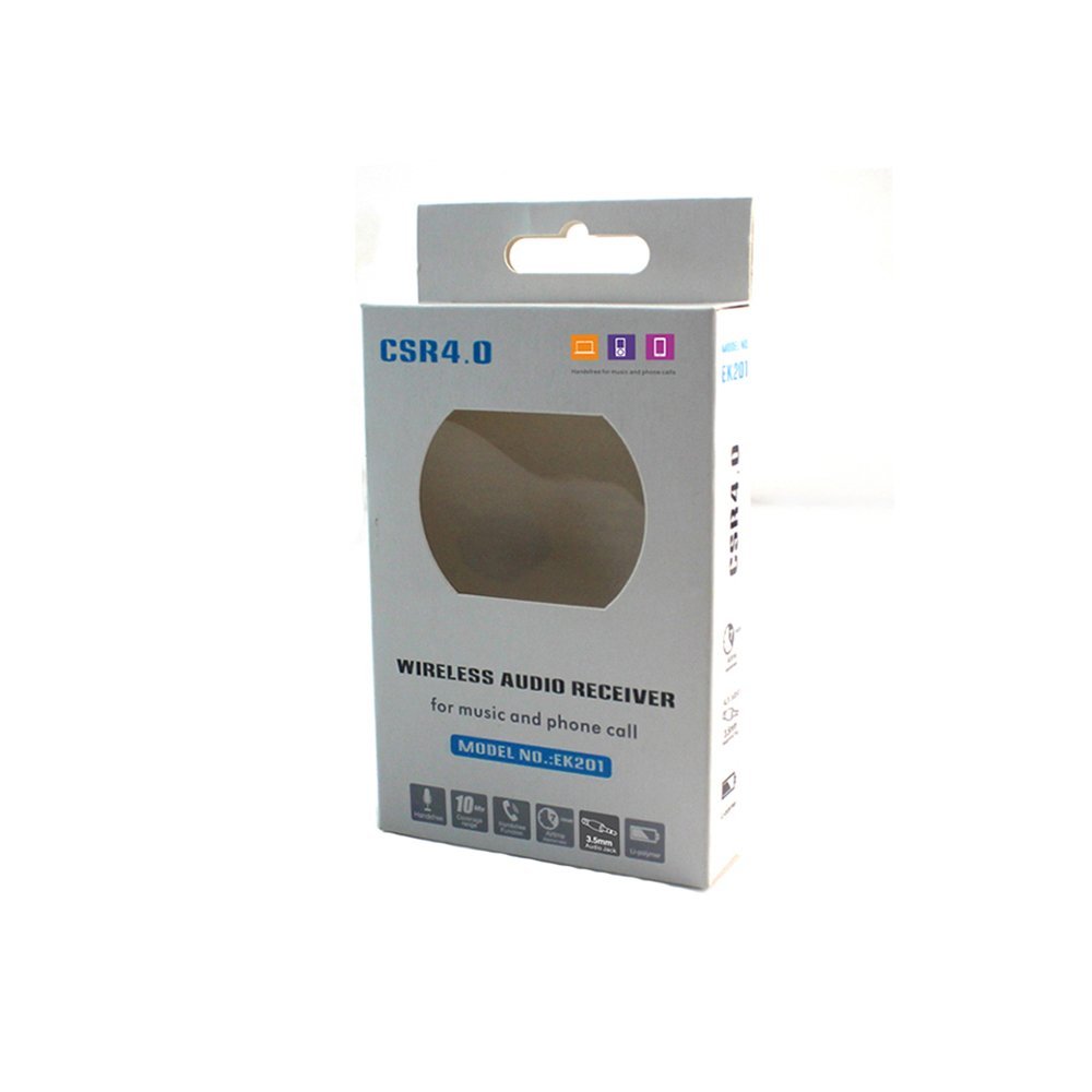 Generic EK201 Bluetooth Audio Receiver with battery and Mic,Support