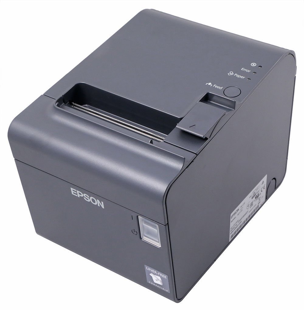 Epson C31C412A7991 TML90 Plus Thermal Label Printer for Linerless Media, 40mm Spacer, Serial
