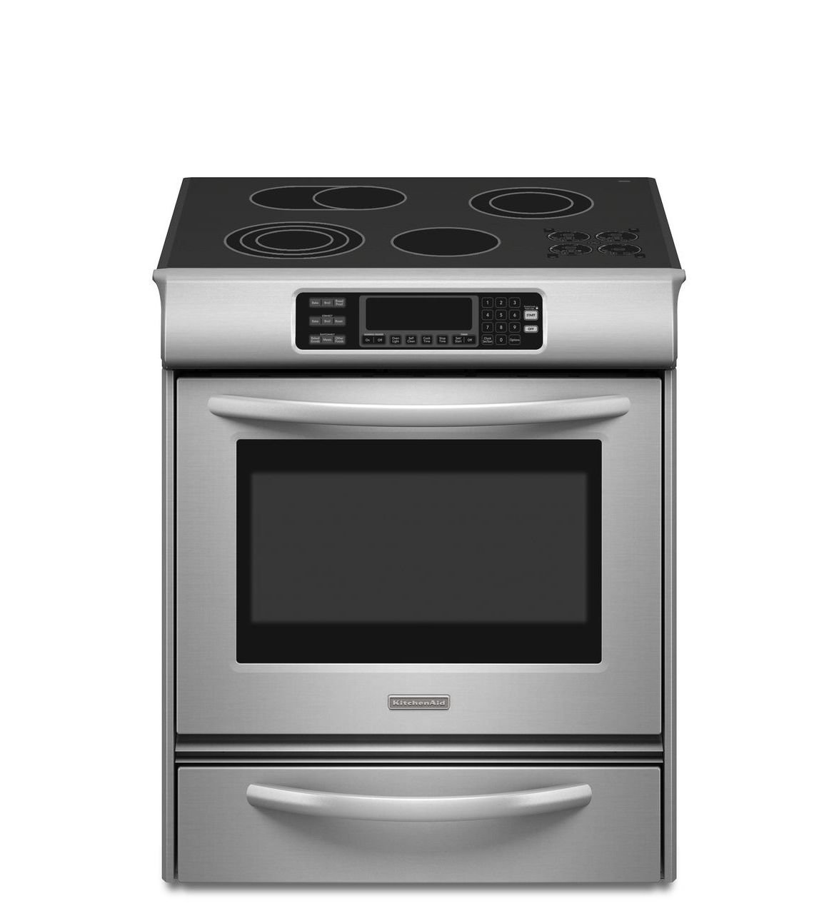 KitchenAid KESS908SPS 30 Electric Range Stainless Steel free image