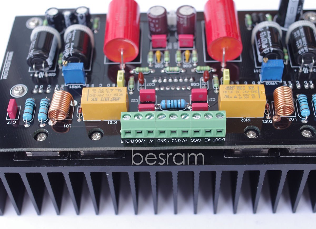 LM4702 Assembly 2X100W Class AB Audio Power Amplifier Board ± 45V - ±