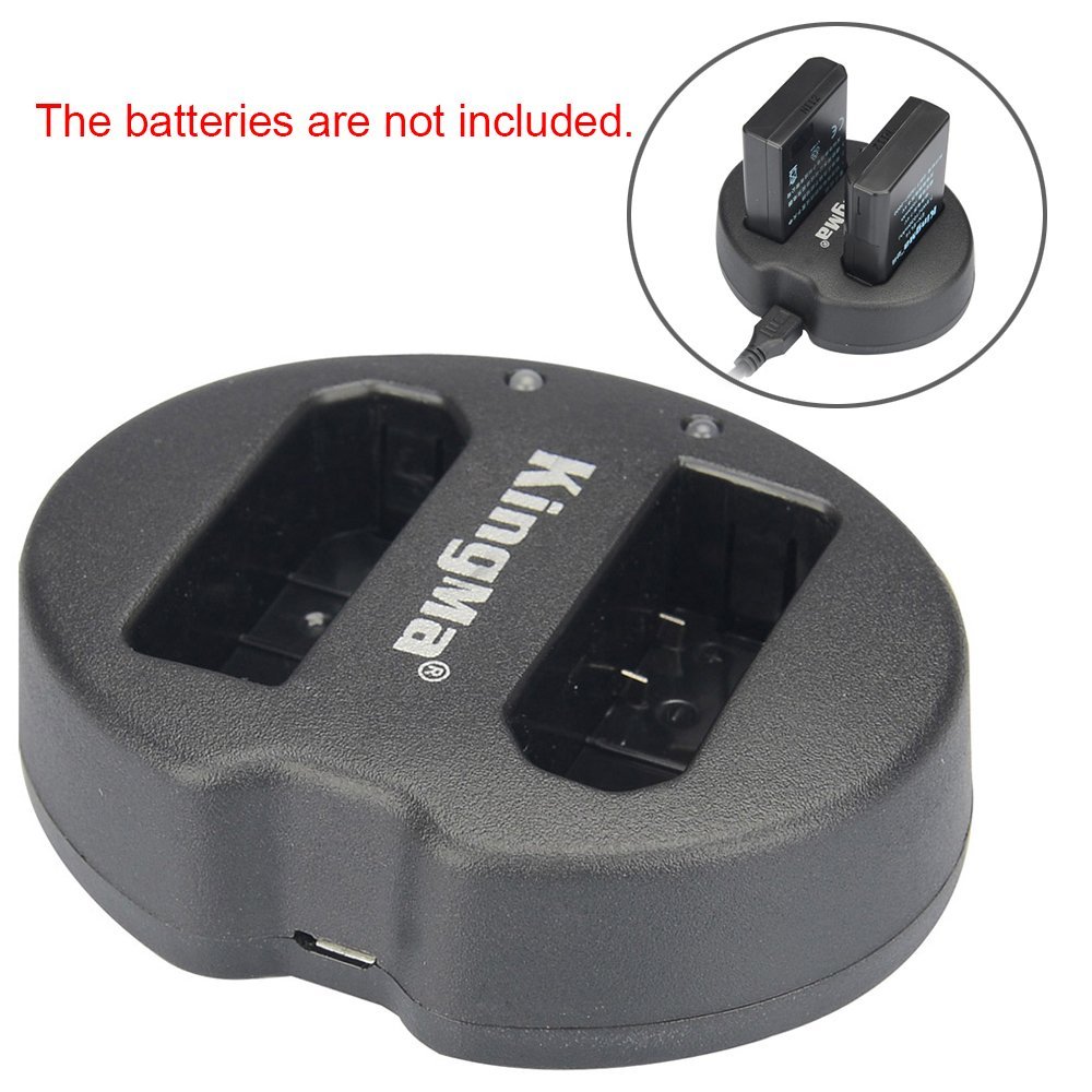 Andoer KingMa Dual 2Channel ENEL14 Battery Charger for Nikon D3100