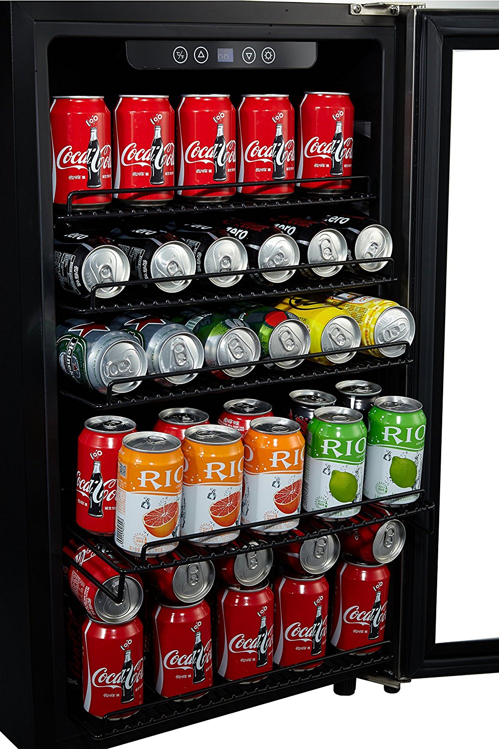 Kalamera 150can Beverage Refrigerator Stainless Steel Touch Control N3