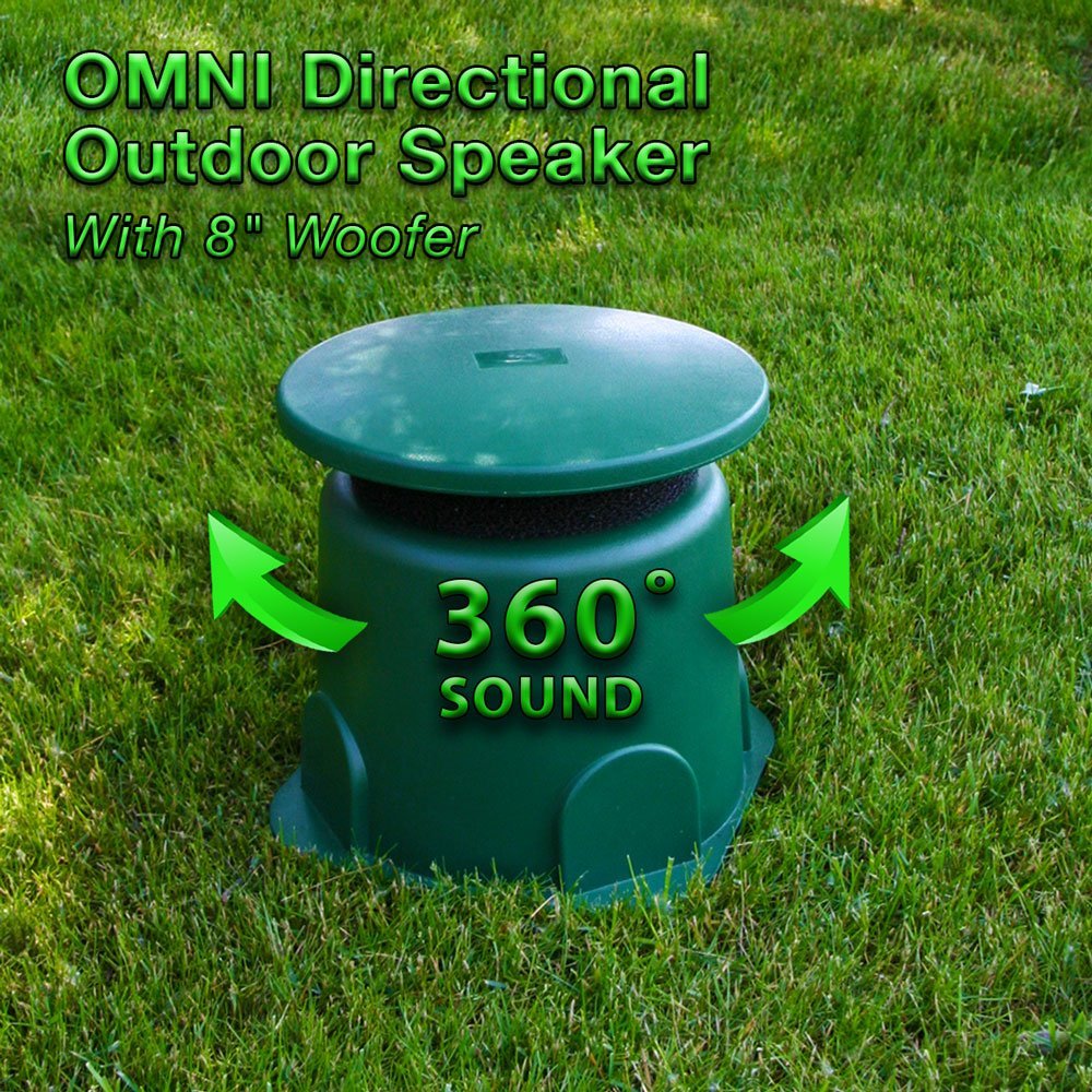 Omni 360 degree Outdoor 8.0 speaker (GREEN) by Sound Appeal (1pc) N4