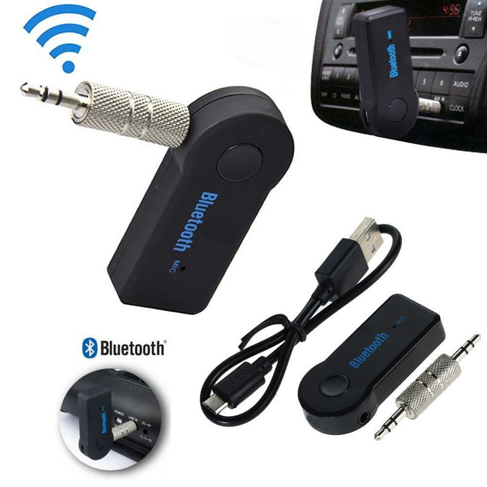 Wireless Bluetooth 3.5mm AUX Audio Stereo Music Home Car Receiver Adapter A2DP N2 free image
