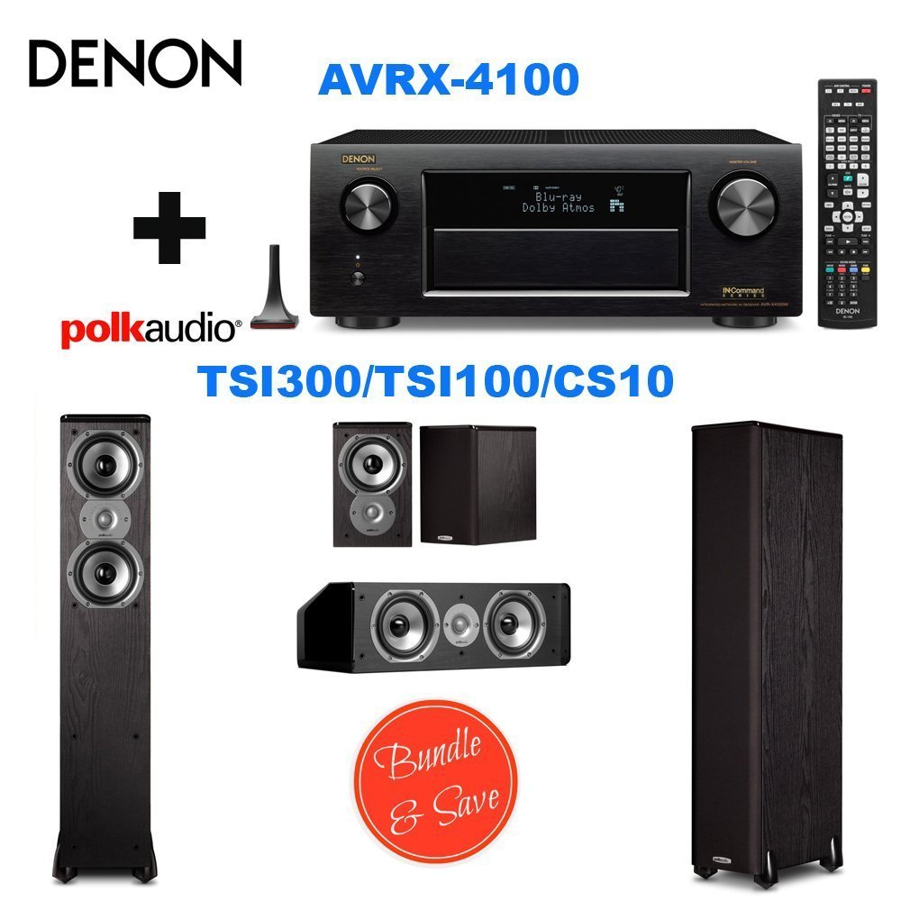 Denon AVRX4100W 7.2 Network A/V Receiver with WiFi and Bluetooth + 2