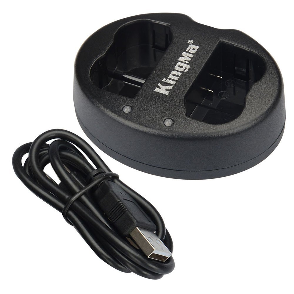 Andoer KingMa Dual 2Channel ENEL14 Battery Charger for Nikon D3100