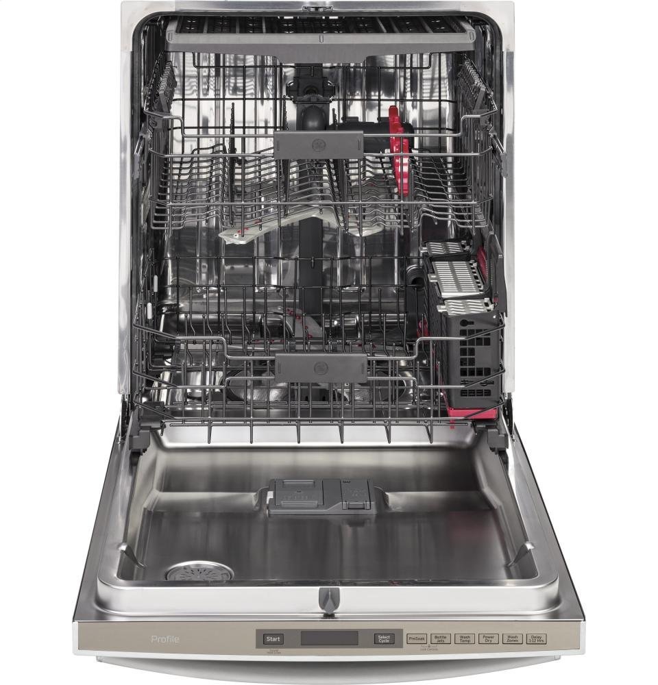 GE Profile Series 24" Stainless Steel BuiltIn Dishwasher N4 free image
