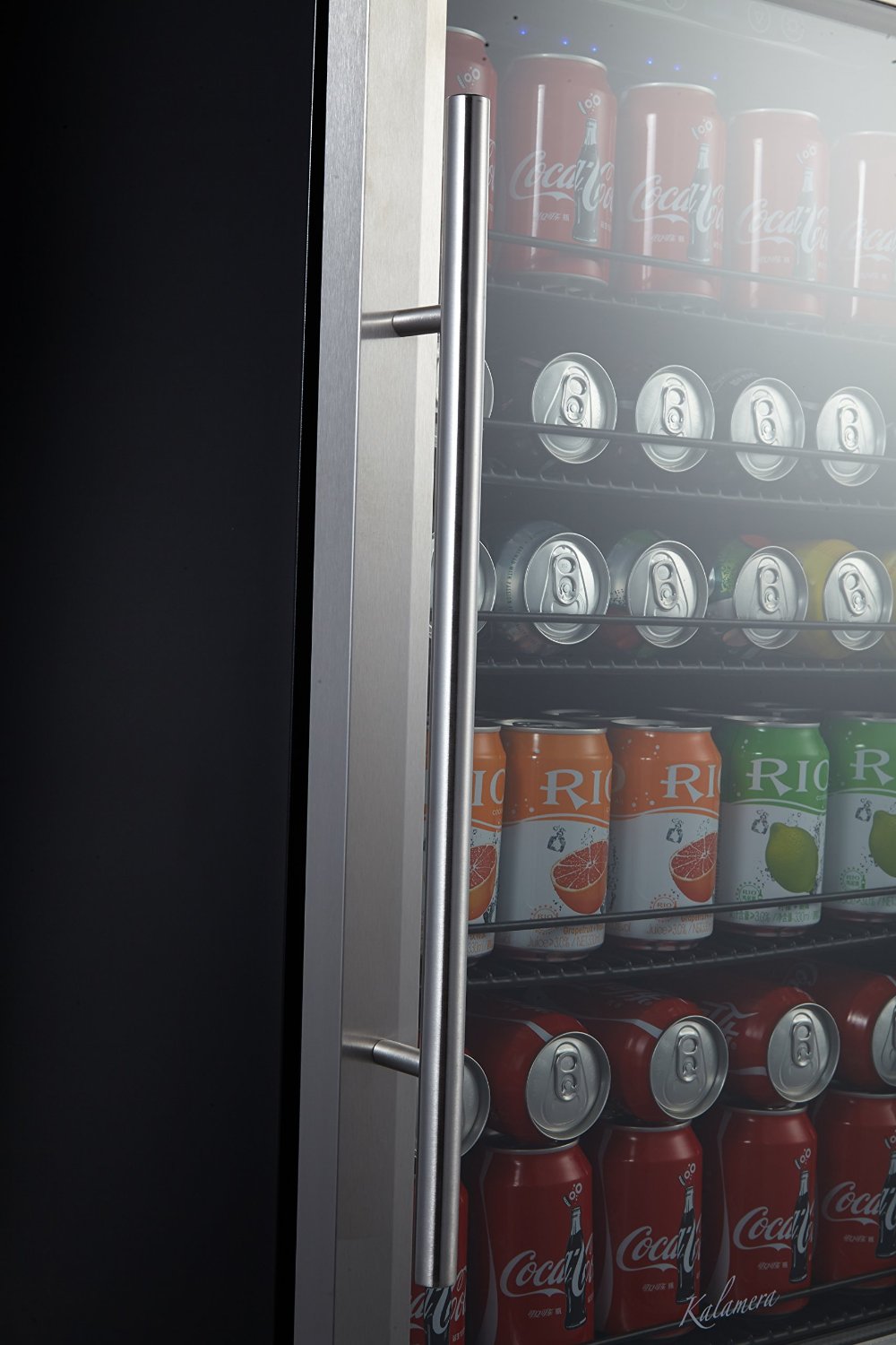 Kalamera 150can Beverage Refrigerator Stainless Steel Touch Control N6