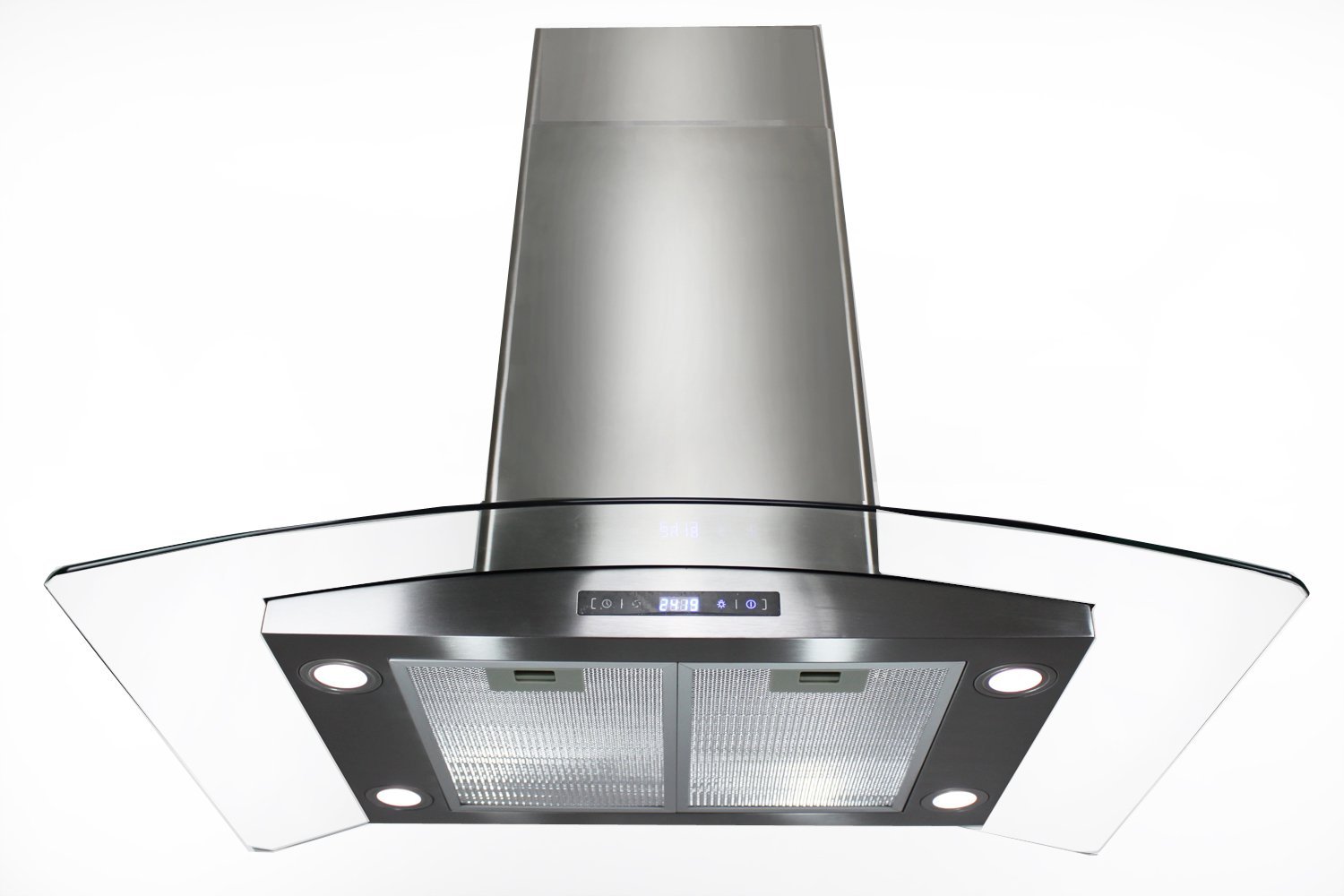 Golden Vantage Stainless Steel 30" Euro Style Island Mount Range Hood