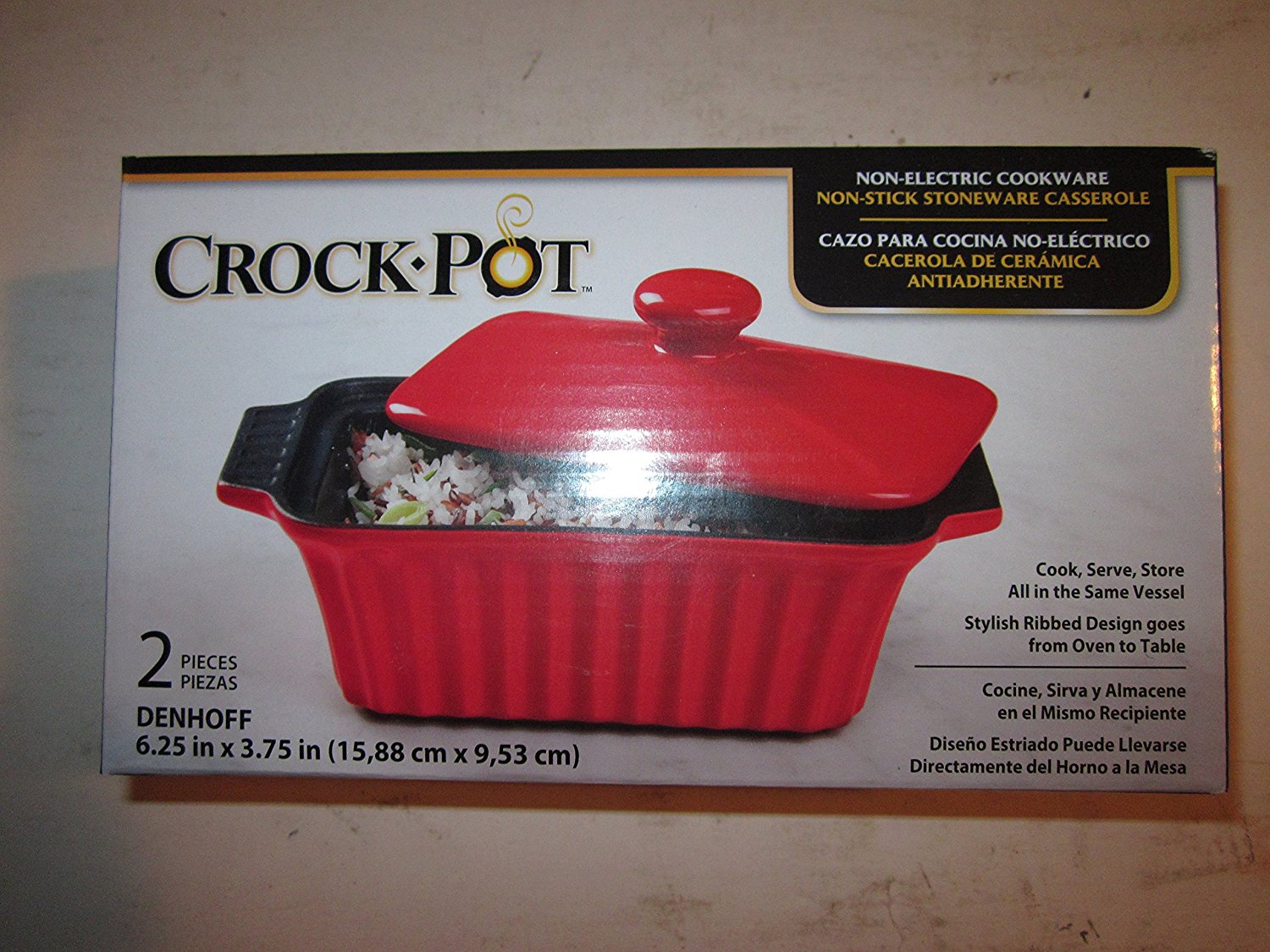 CrockPot NonStick Stoneware Casserole free image download