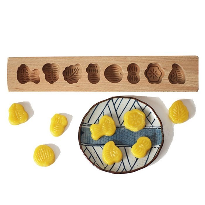 DSun Wooden Moon Cake Steamed Pumpkin Pie Pasta Rice Cake Green Bean