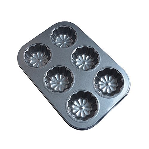 Gabkey 8 Cup Mini Rectangle Nonstick Toast Bread Cake Baking Pans Loaf