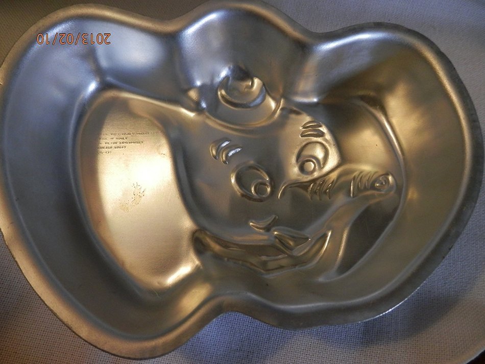Rare, Wilton Dumbo Mini Cake Pan, 502434 N2 free image download