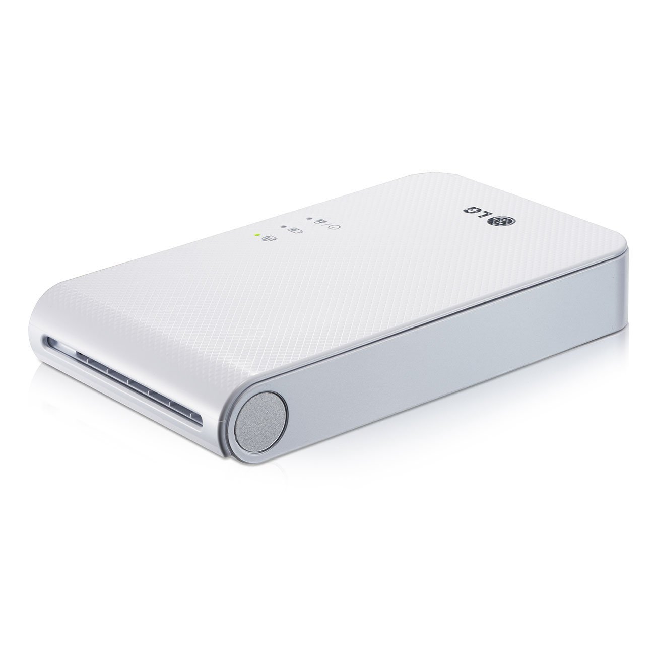 New LG Portable Mobile Pocket Photo PD241T Printer [White] (Followup