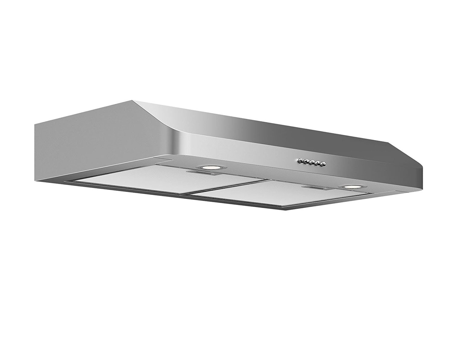 Ancona Slim DR2 Twin Motor 425 CFM Under Range Hood, 30Inch N2