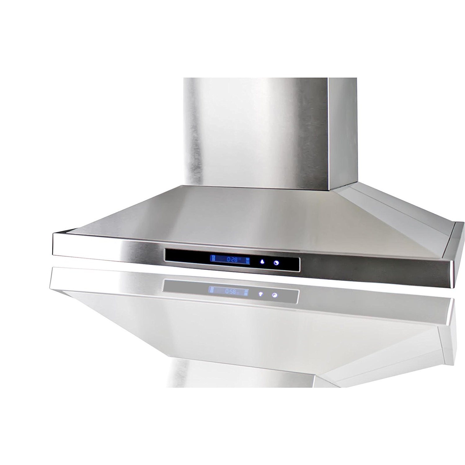 Golden Vantage Stainless Steel 36" Euro Style Island Mount Range Hood