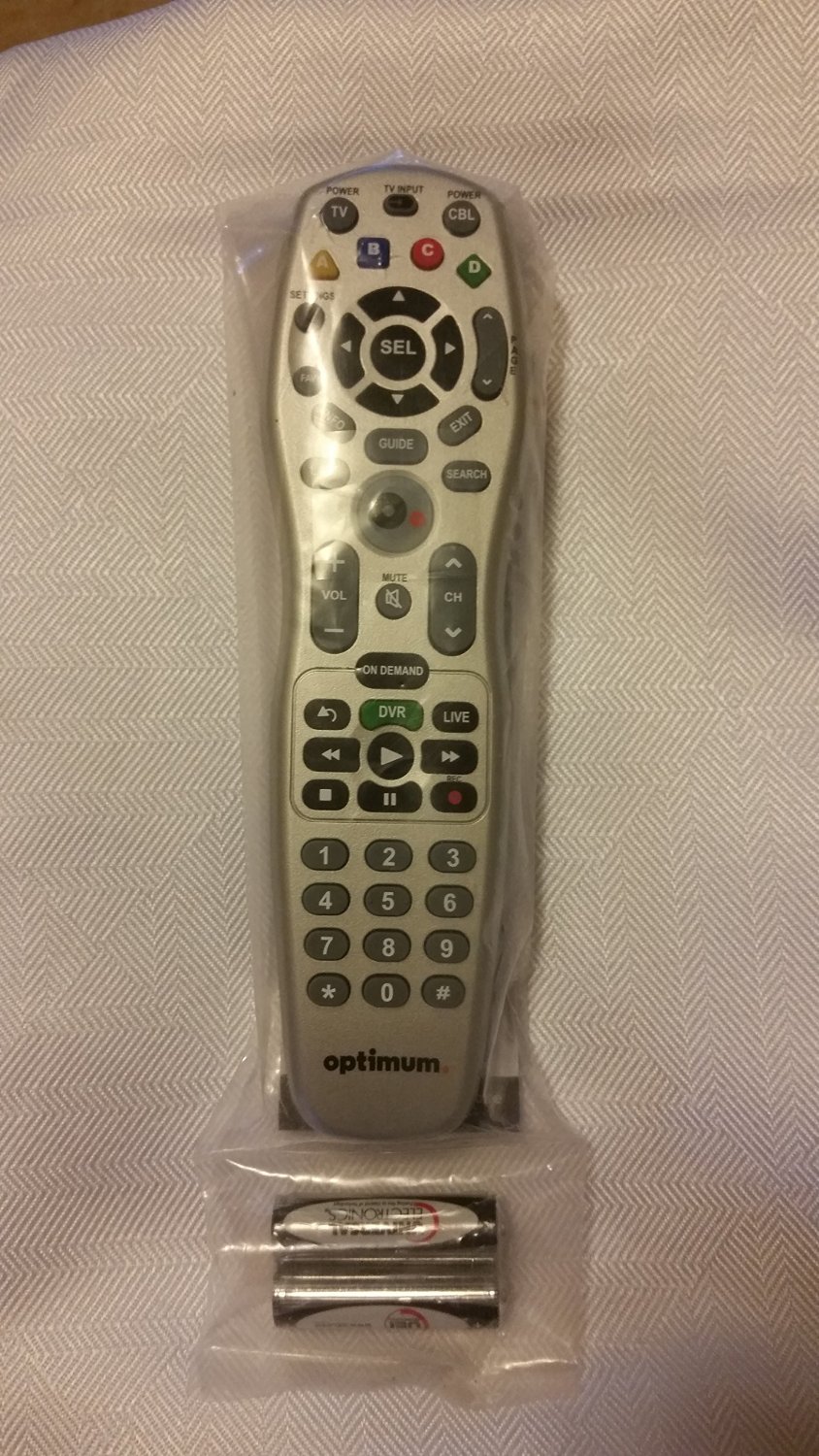 Cablevision Optimum Model Ucr2464 B00 Universal Remote Control N4 free