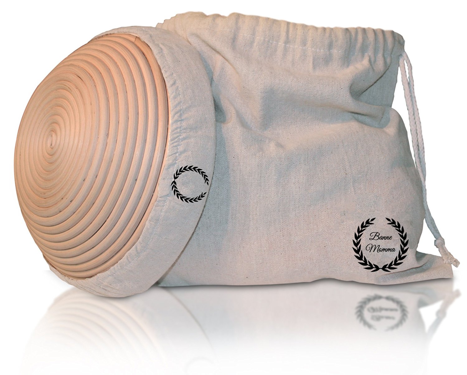 BANNE MOMMA Proofing Basket 9 Inch For Bread and Dough with