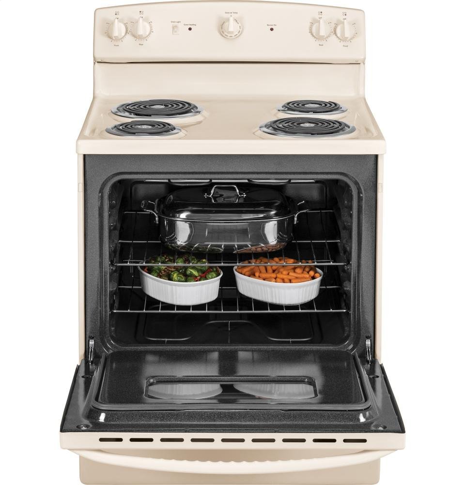 GE GIDDS632163 30" 5 cu. ft. FreeStanding Electric Range, Bisque N4
