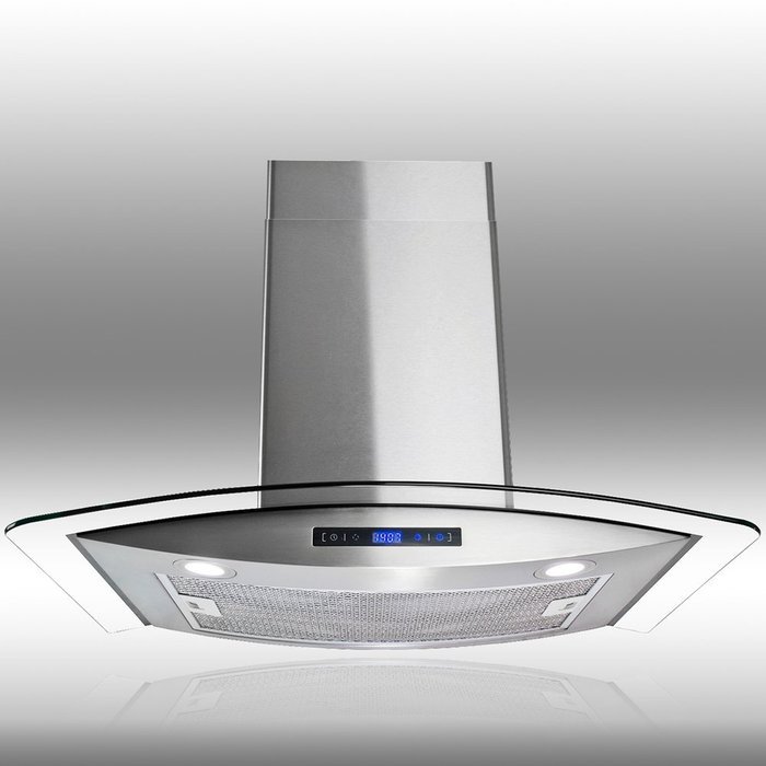 AKDY AWR88CS1430 30" Wall Mount Ducted Range Hood with 760 CFM Motor 3