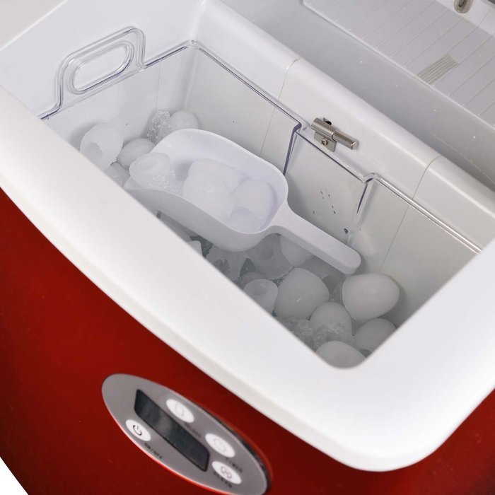 Newair AI215SS Stainless Steel Portable Ice Maker with 50 Lbs. Daily