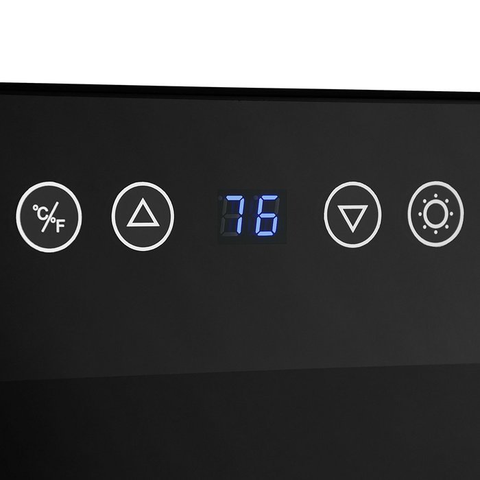 AKDY® 8 Bottle Single Zone Thermoelectric Counter Top Freestanding Wine