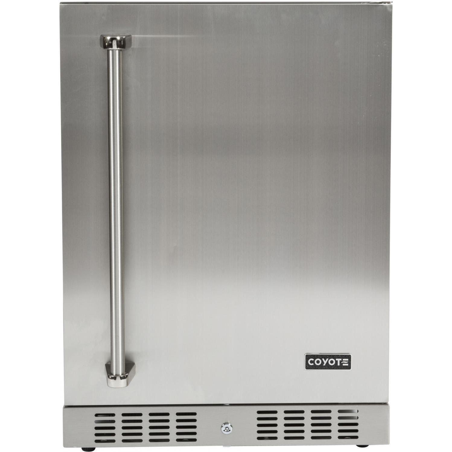 Coyote 24inch 5.5 Cu. Ft. Right Hinge Outdoor Stainless Steel Compact