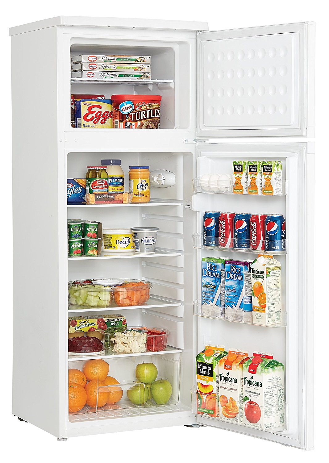 Danby DPF073C1WDB 22" Top Freezer Refrigerator with 7.3 cu. ft